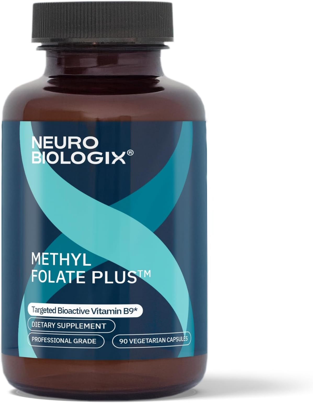Methyl Folate Plus, Advanced Blend of L-5 Methylfolate, Folinic Acid & B Vitamins, Supports Healthy Methylation, Brain & Heart Function for Men & Women, Gluten Free, 90 Capsules