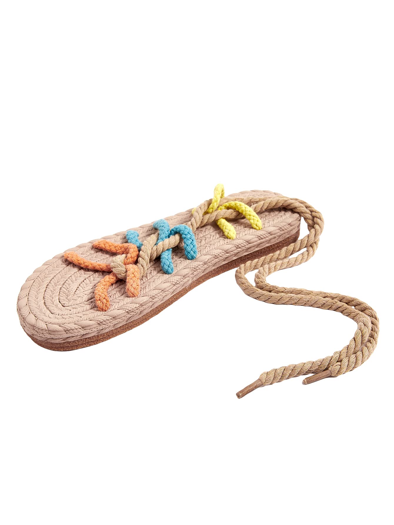 GORGLITTER Strappy Ankle Strap Slide Sandal Open Toe Flat Sandals