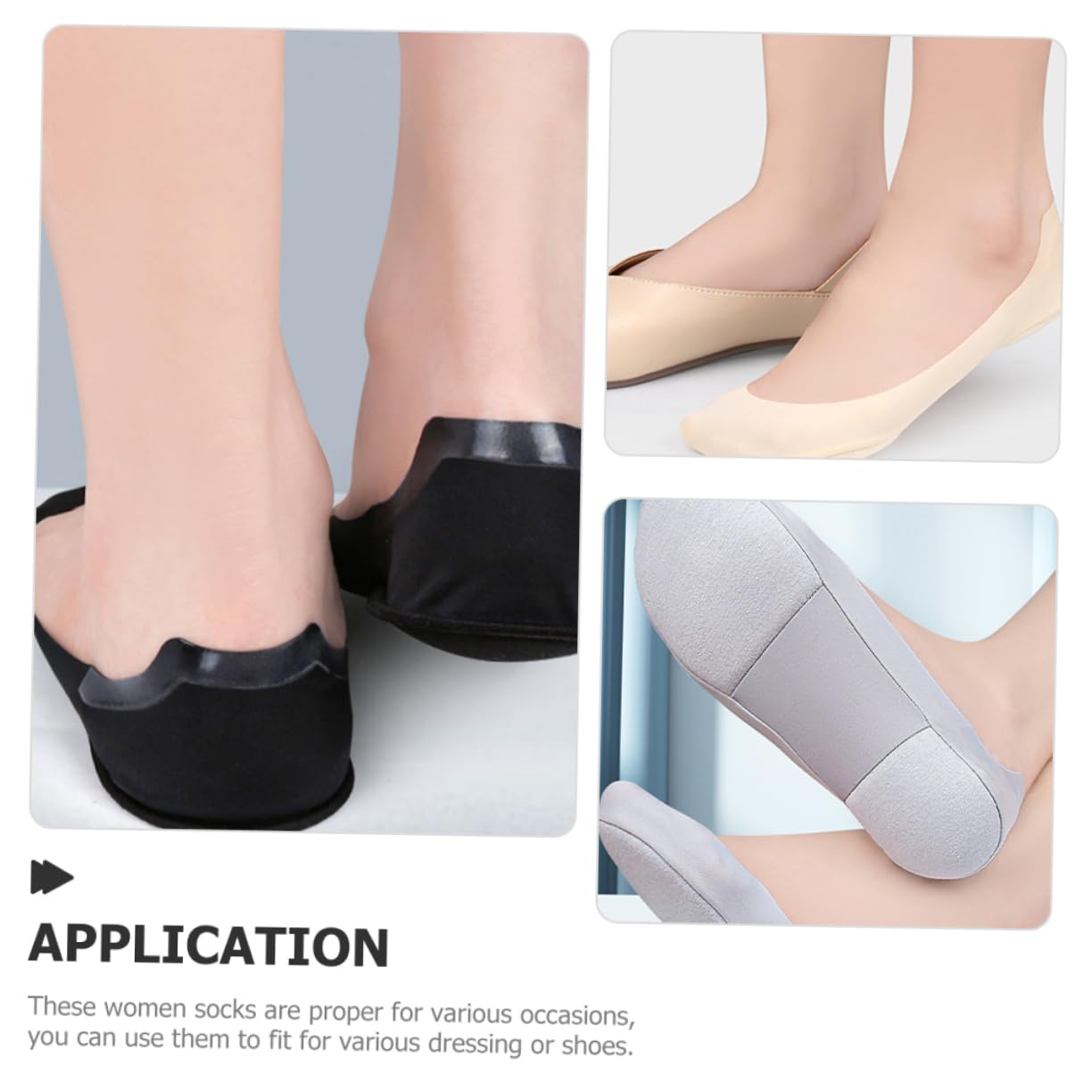Healeved 12pares Calcetines Invisibles De Corte Para Mujer De Calcetines Transpirables y Cómodos Para Uso Diario y Ocasiones Especiales