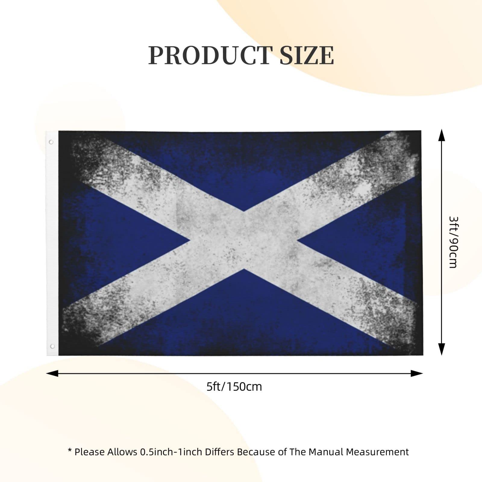 Amazon.com : Funny Scotland Flag Proud Scottish Vintage Distressed