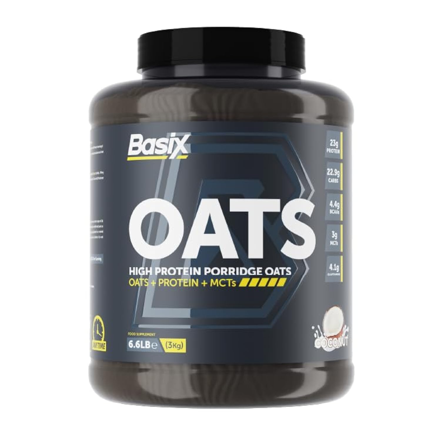 BASIX OATS COCONUT 3KG