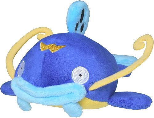 Pokemon Centro: Sitting Cuties: Whiscash Plush # 340 - Generación 3-6 en