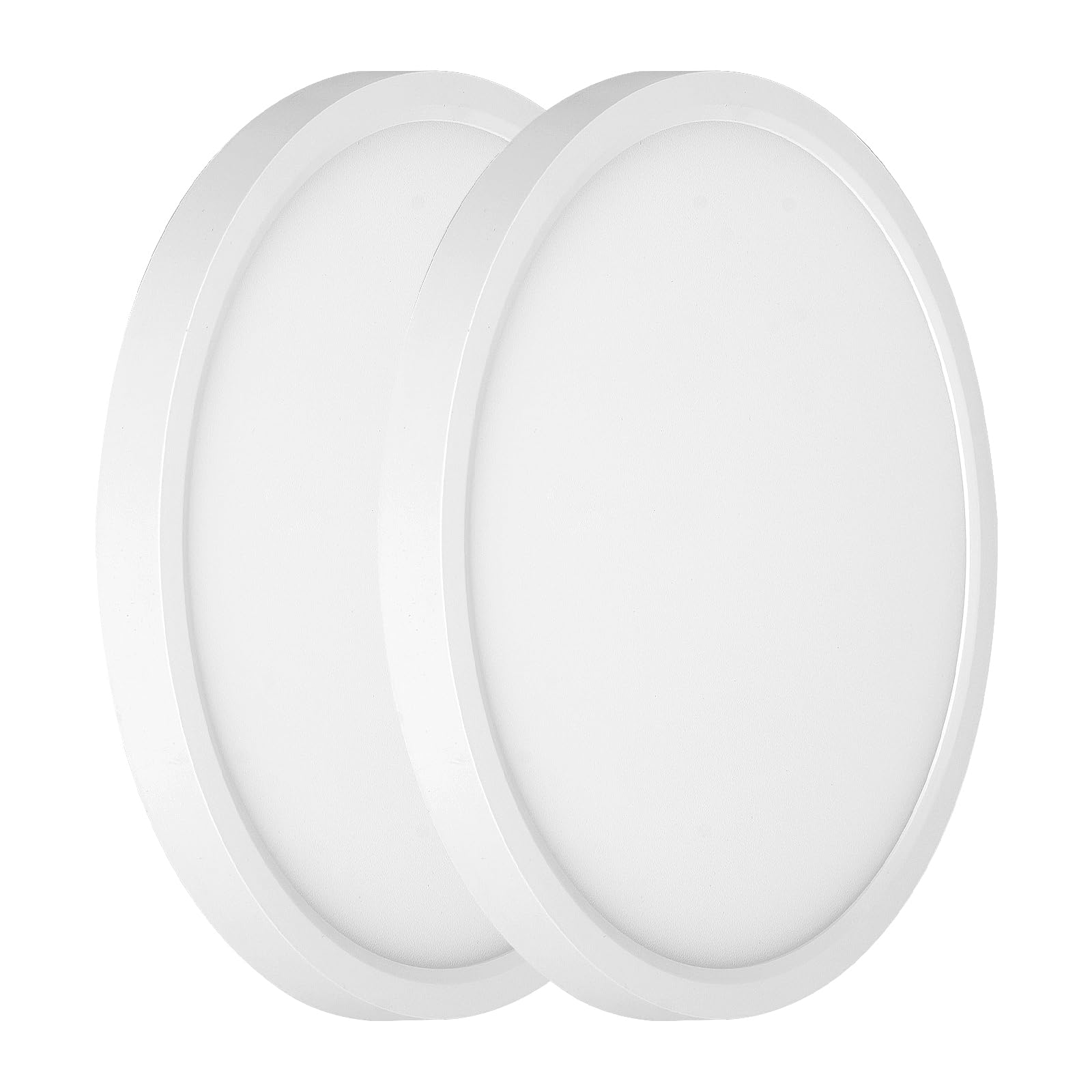 Wembanma 9 Inch Ceiling Light Fixtures, Dimmable 2700K/3000K/3500K/4000K/5000K Selectable LED Round Flat Panel Light, 18W, 2000LM Ceiling Fixture for