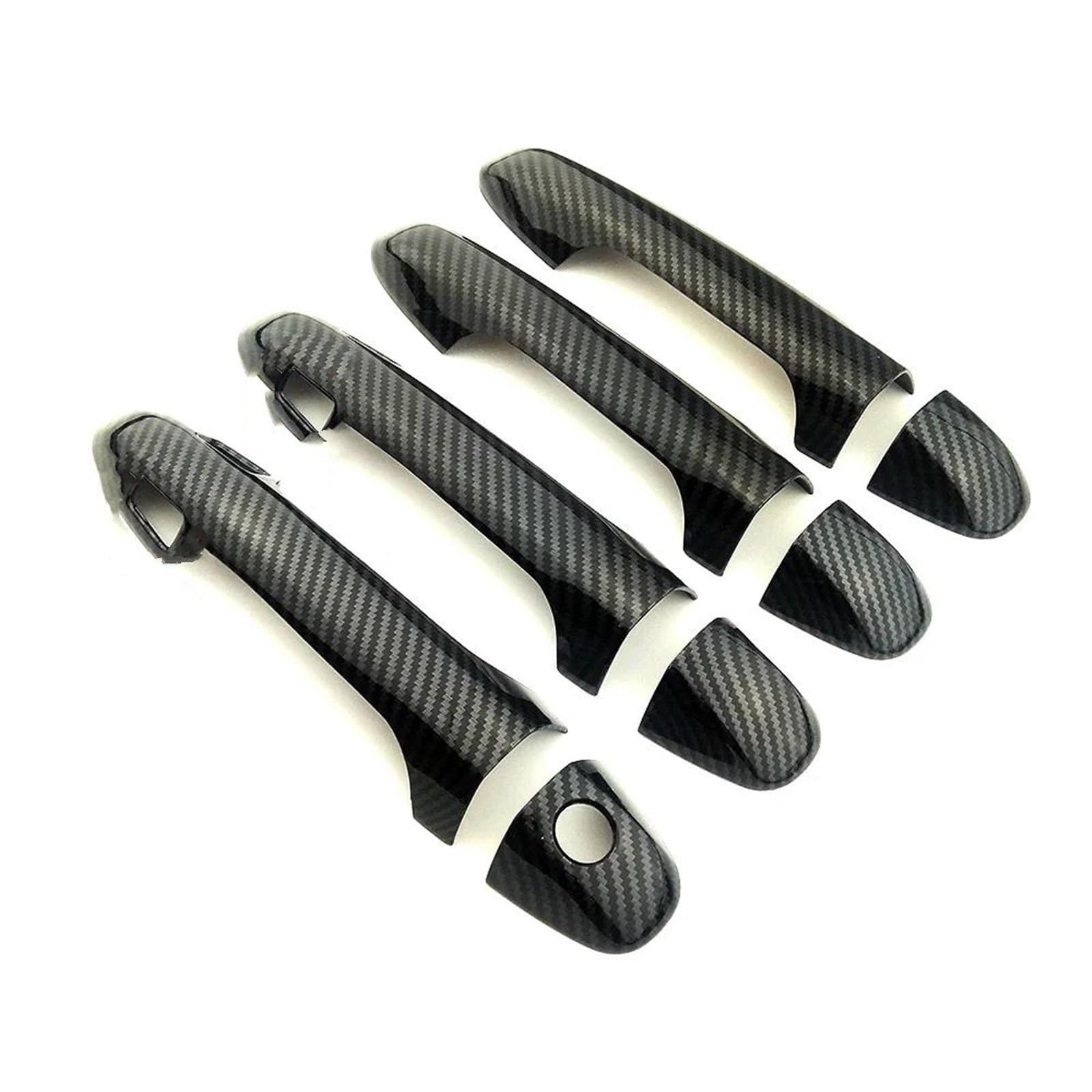 YSDSLS Sleek Door Handle for Highlander for Kluger 2015-2019 XU50 Car Exterior Chrome Door Handle Cover Trim Protection Sticker