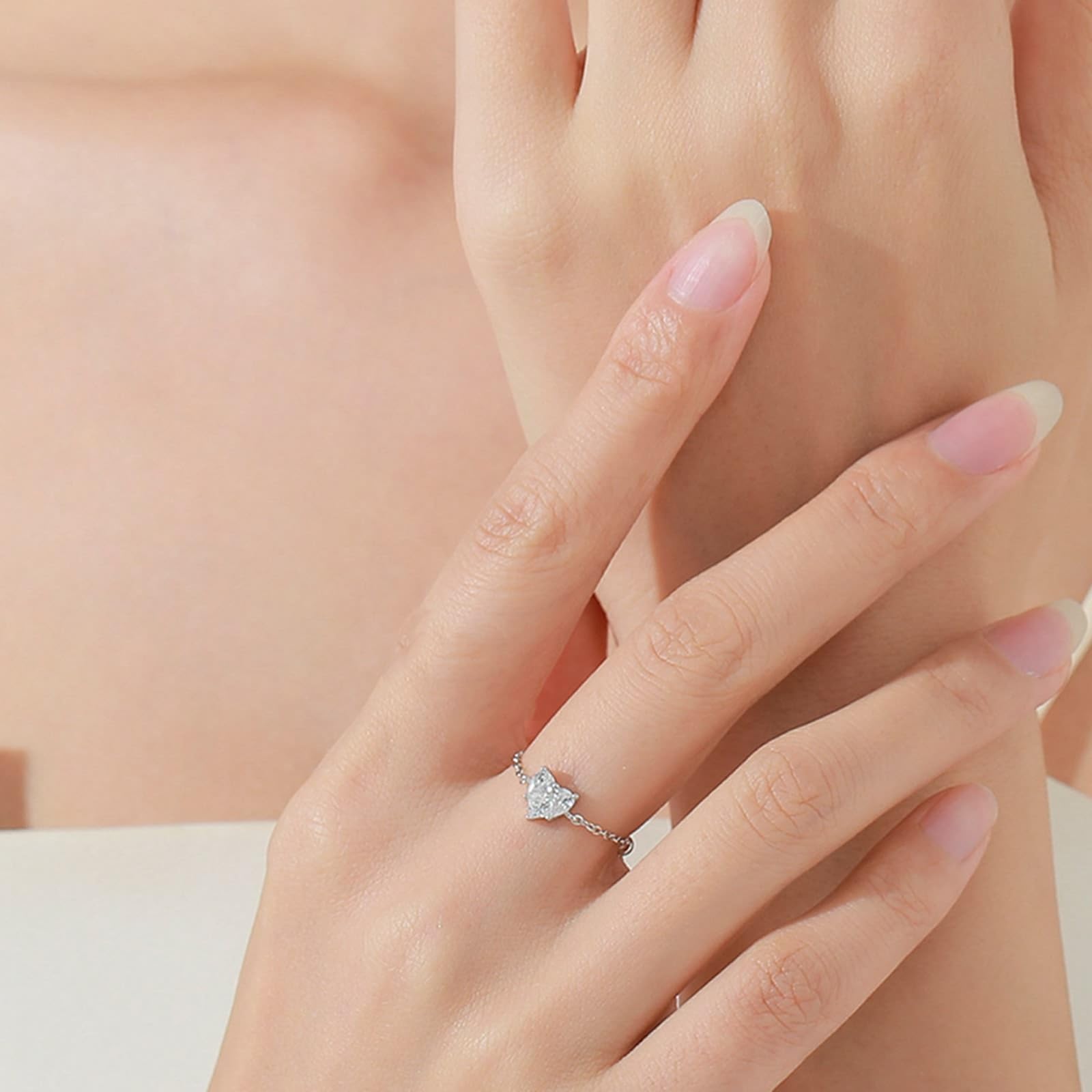 KnSam Prawdziwe złoto biżuteria obrączki ślubne żółte złoto 750 18K, pierścionek zaręczynowy klasyczny z laboratorium diament, pierścionek 950 platyna, rozm. 47-65