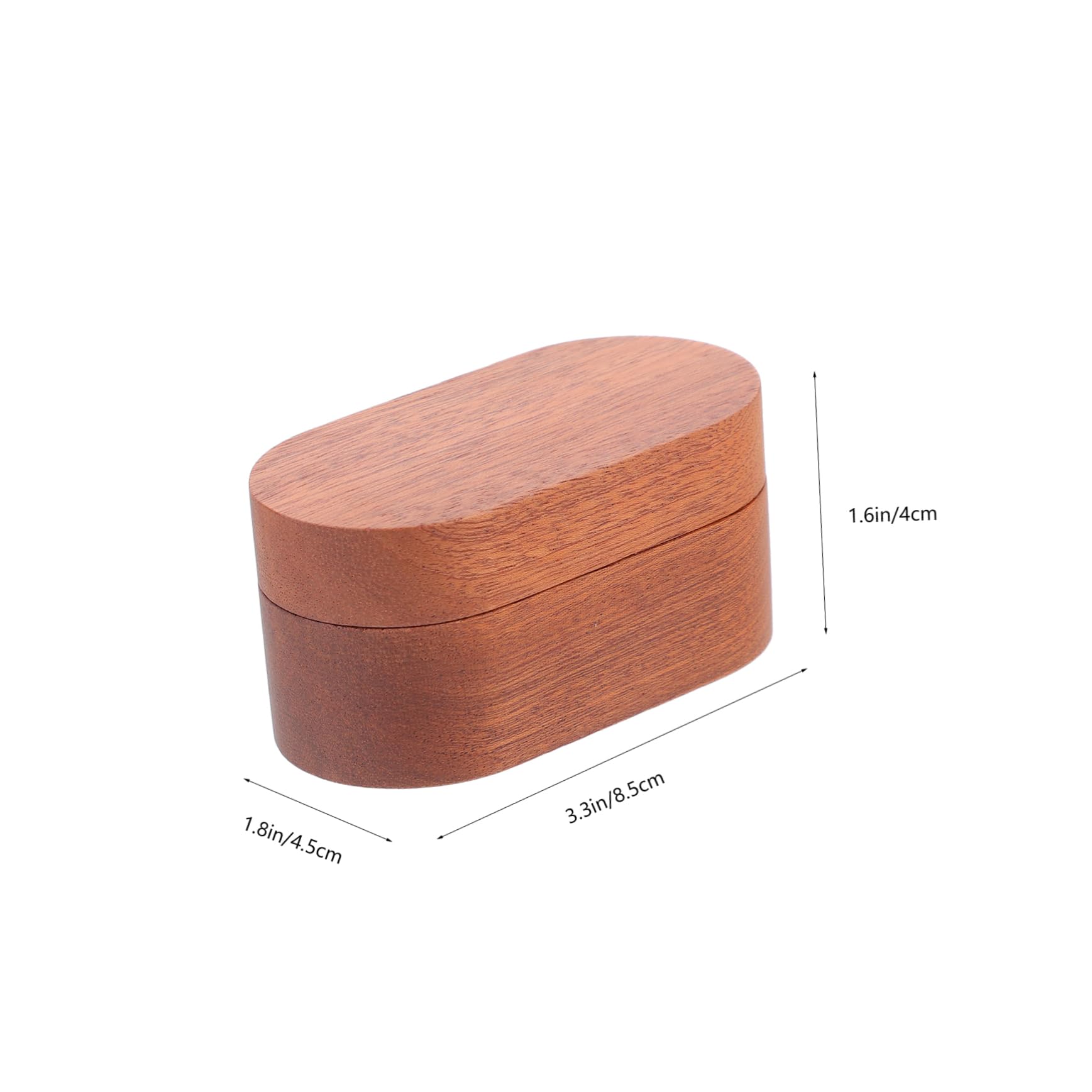 BESPORTBLE Solid Wood Guitar Pick Case Simple Storage Container for Picks Organizer for Guitars and Ukuleles Durable and Design present for Musicians