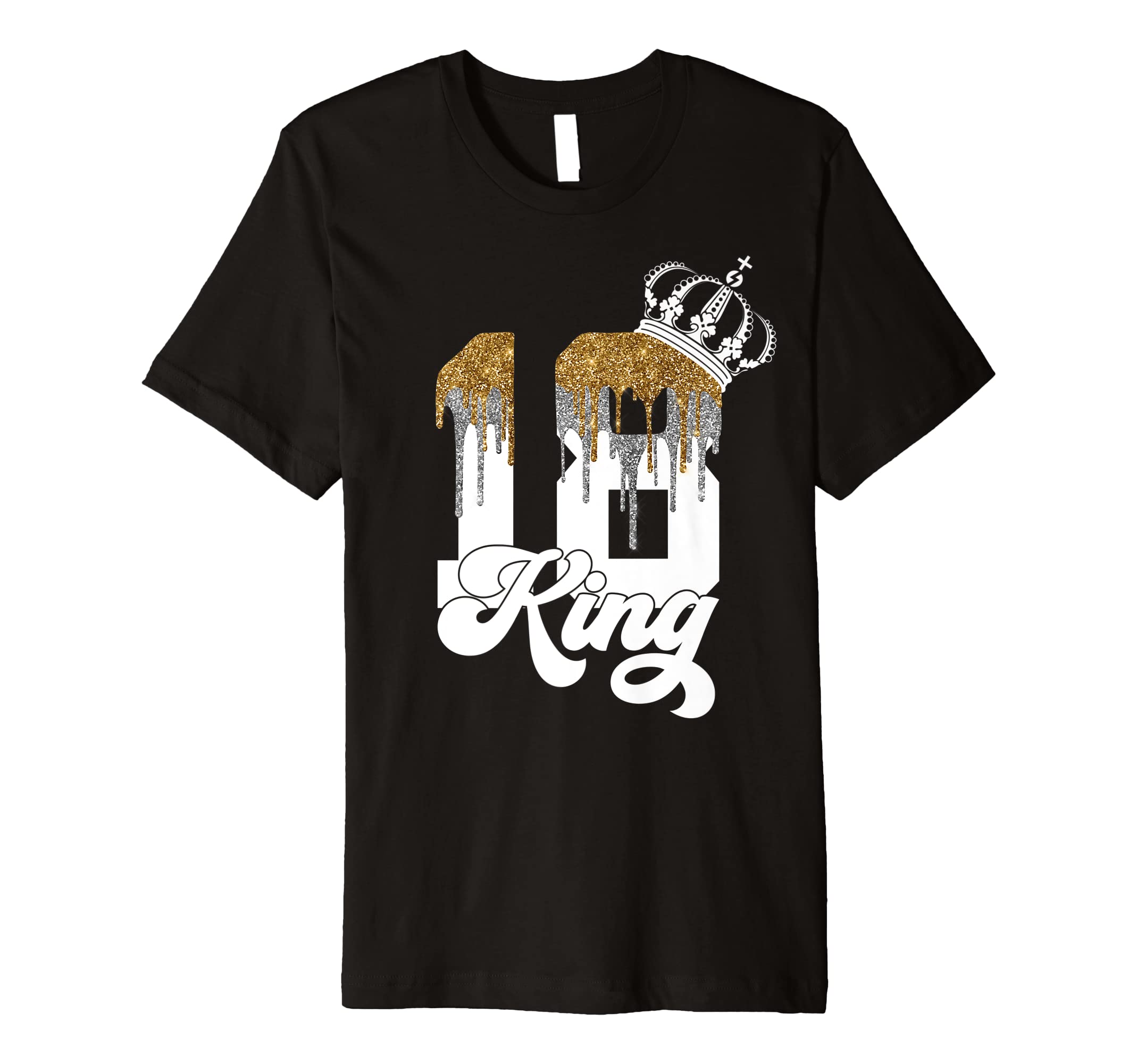 Mens Finally 18 College King 18th Birthday Premium T-Shirt