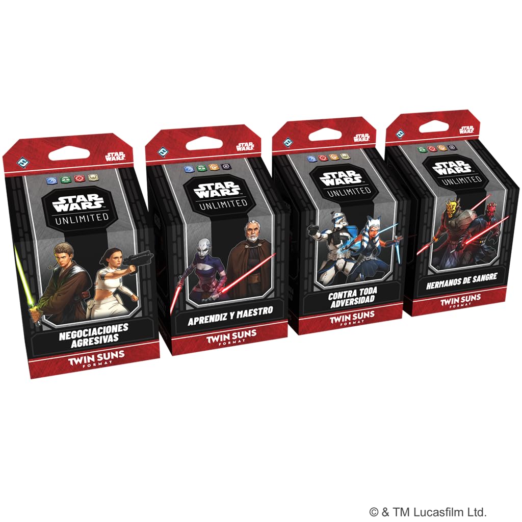 Asmodee Star Wars: Unlimited TCG, Twin Suns Display DE MAZOS