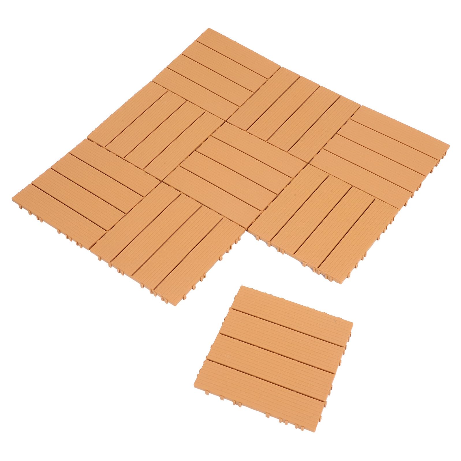 Dalles emboîtables pour jardin et terrasse au design naturel