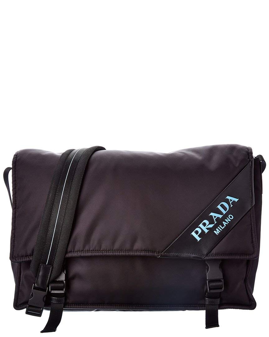 Logo Messenger Bag, Black