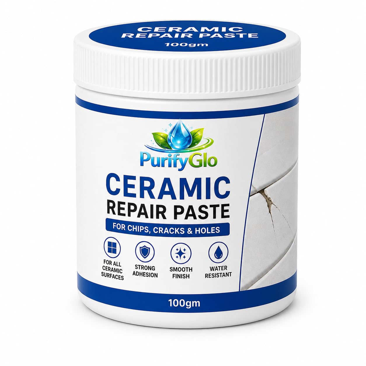 Ceramic Repair Paste: Ceramic Repair Paste 100gm - Waterproof Filler for Tiles, Sinks & Cracks-picture-24