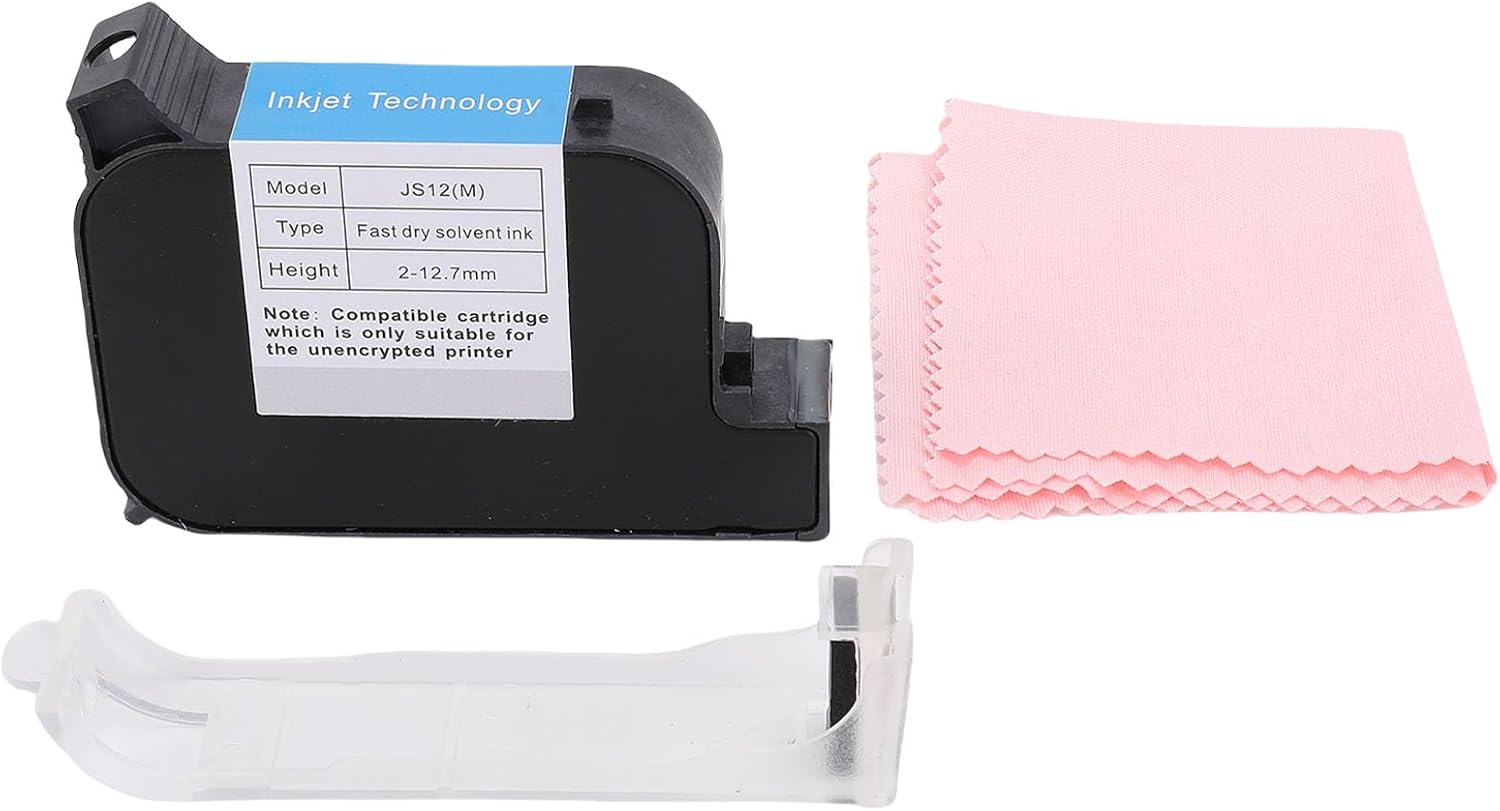 Handheld Inkjet Printer Cartridge Quick Drying Black 42ML Capacity