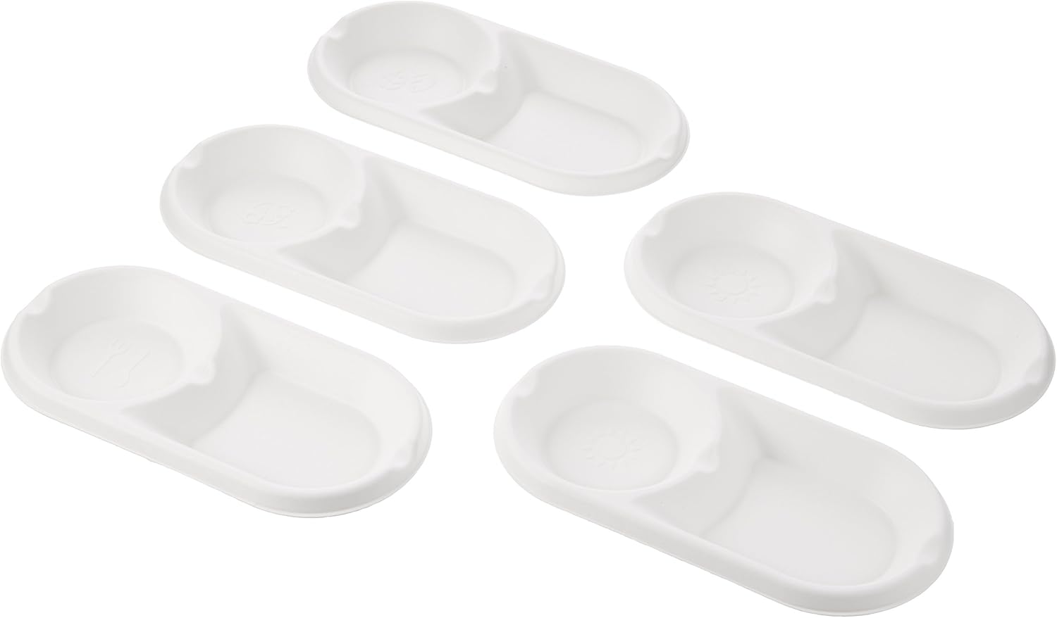 Oriental arumieko-purodakutu Disposable Dinnerware White Approx. 9.9 cm X Height Approximately/19.8 cm X Depth approximately/1.8 cm