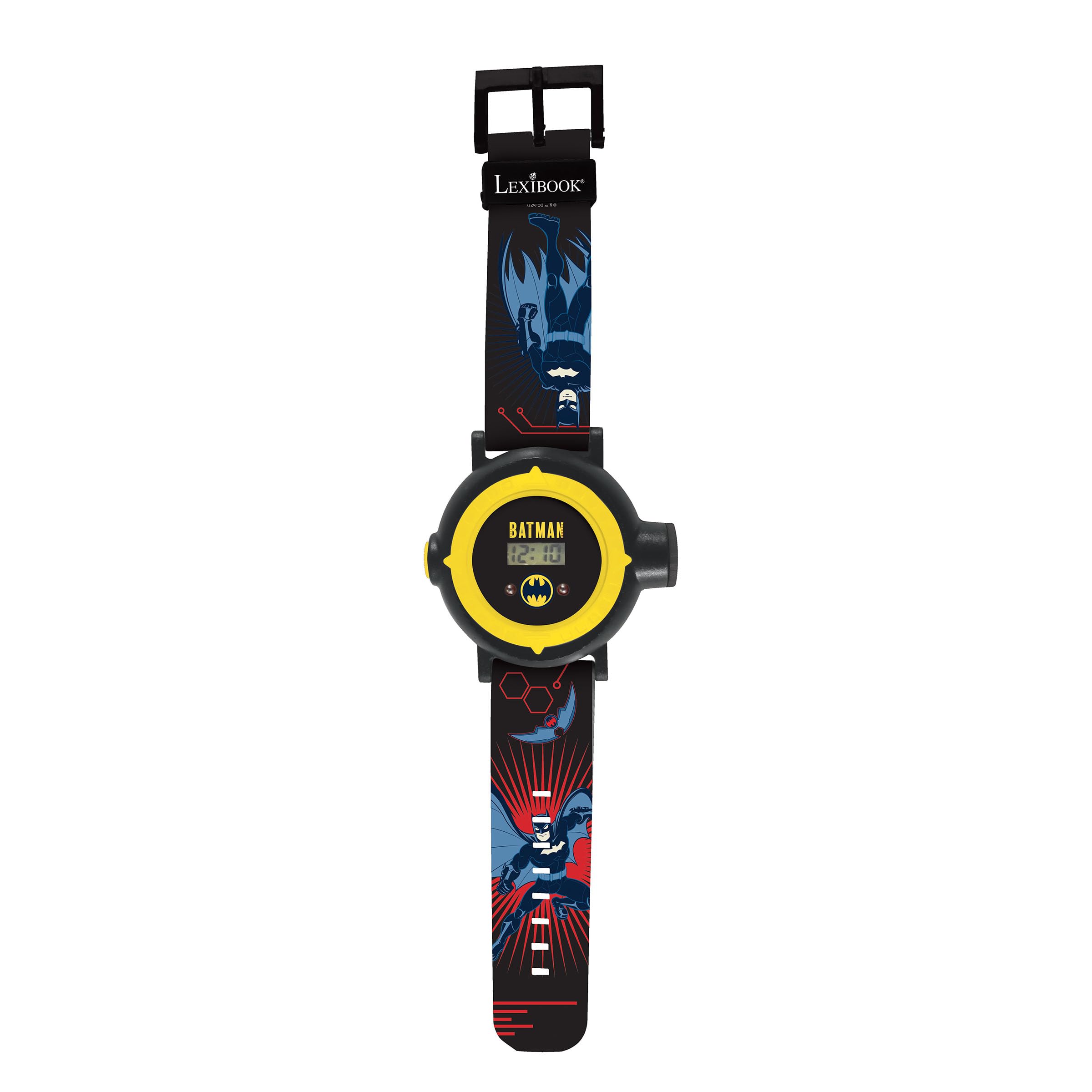 Sponsored Ad – Batman Adjustable Projection Watch Digital Screen – 20 Images of Batman – for Children - Red and Blue - DMW050BAT