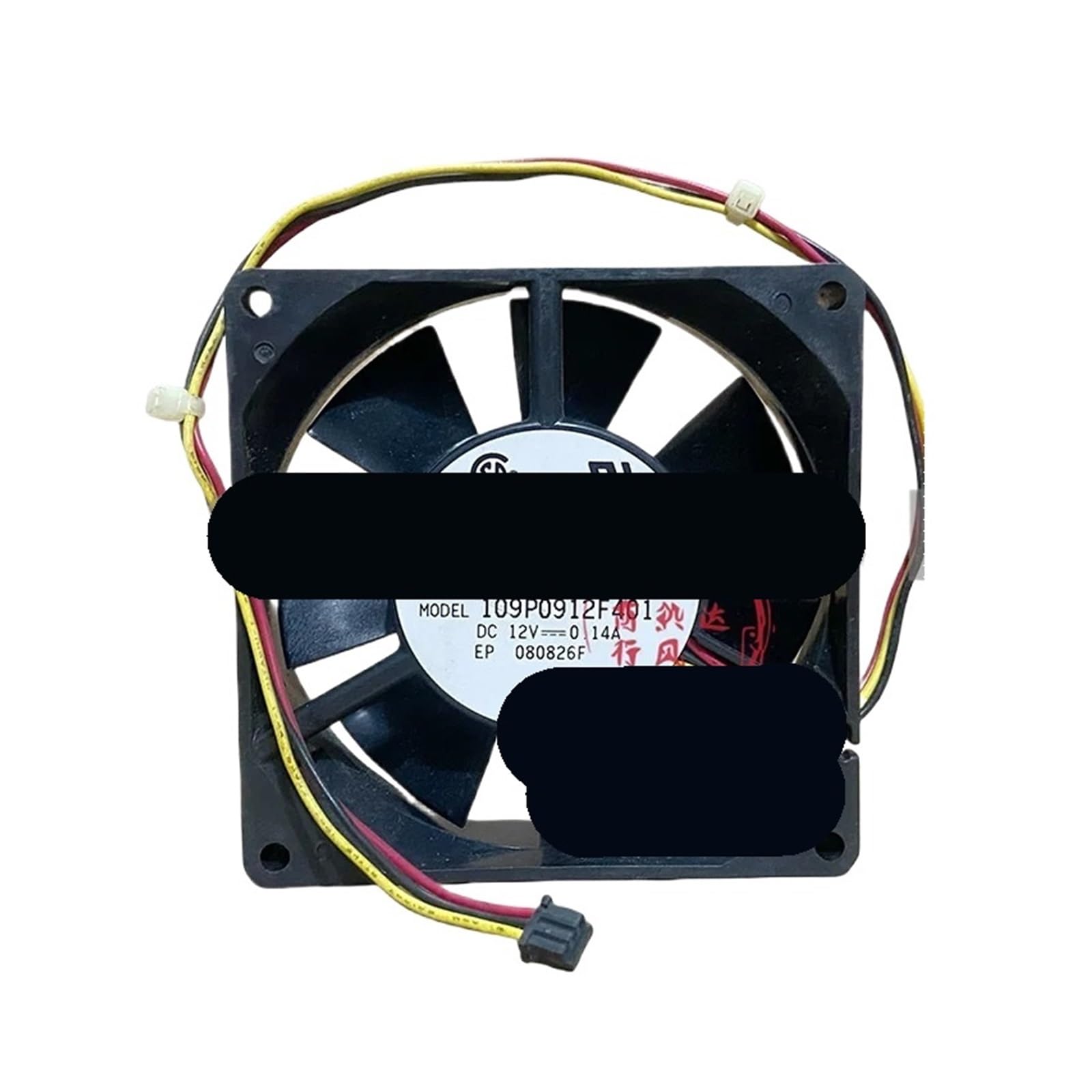 JJKKOZVQF 109P0912F401 12V 0.14A 90x90x25mm 3-Wire Server Cooling Fan