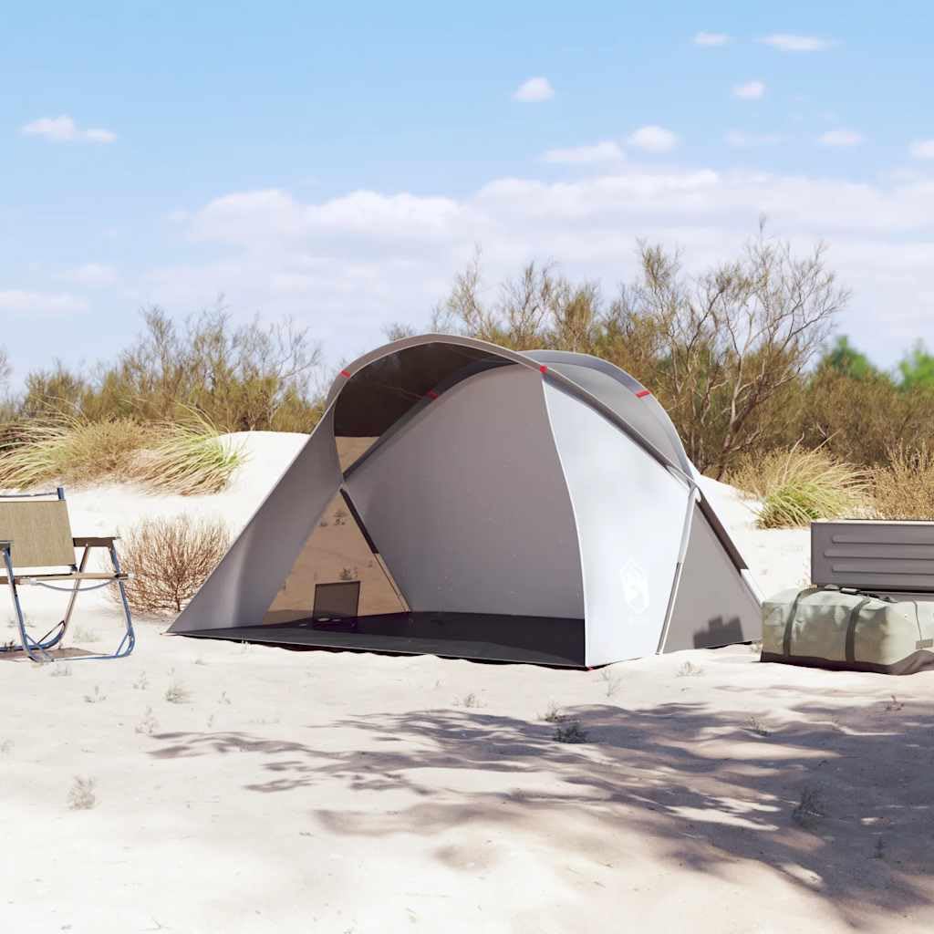 Genérico Tienda de Playa 2 Personas Impermeable Apertura rápida Gris,Deportes,Actividades al Aire Libre,Camping y Senderismo,Tiendas de campaña-4004160