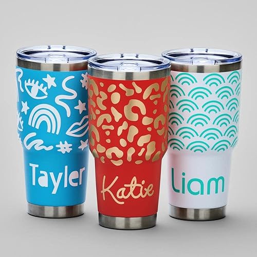 Miniatura 5 de Cricut Vinilo permanente inteligente (13 pulgadas x 3 pies, morado) para Cricut Explore 3 y Maker 3, crea proyectos de bricolaje, calcomanías,