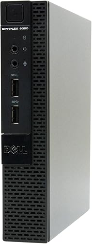 Mini computadora de escritorio Dell Optiplex 9020 (Intel Core i7-4770S, 16 GB RAM, 512 GB, SSD, wifi, Bluetooth, HDMI, Windows 10 Pro (Revonado por