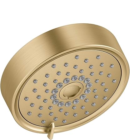 Purist K-22170-2MB Showerhead, Vibrant Brushed Moderne Brass
