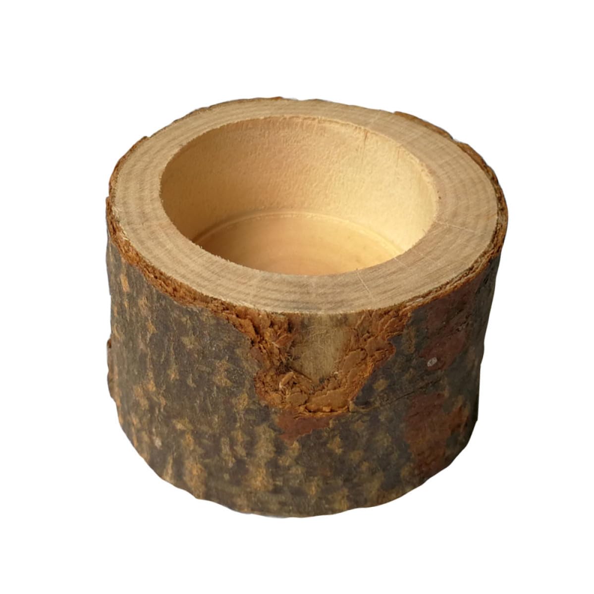 BESPORTBLE 12 Pezzi Portacandele Rustico in Legno a Ceppo per Candele