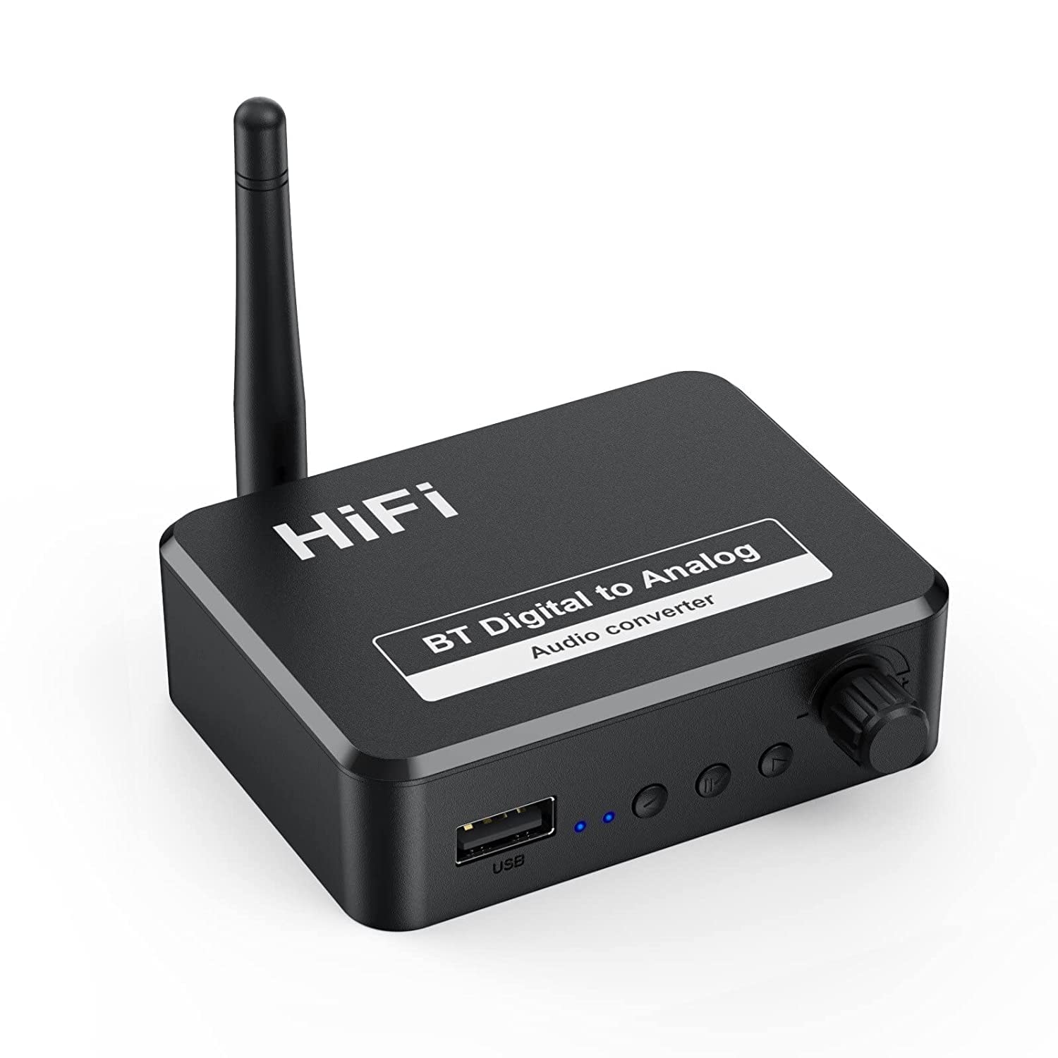 MICROWARE Bluetooth 5.1 Audio Receiver Digital to Analog Converter 3.5mm AUX RCA U-Disk Optical Jack Stereo Wireless Adadper-image-31