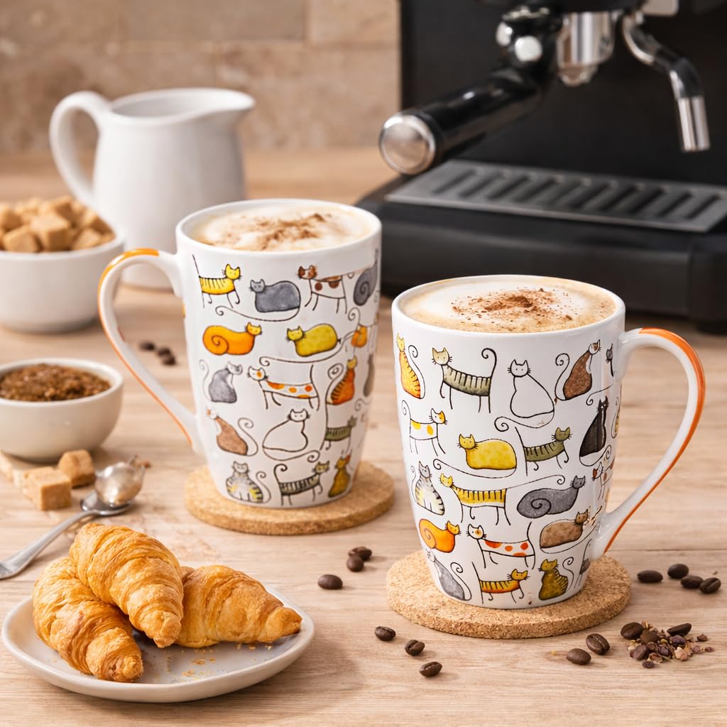 2 gobelets Dodo – Tasse à thé – Mug – Motif chats