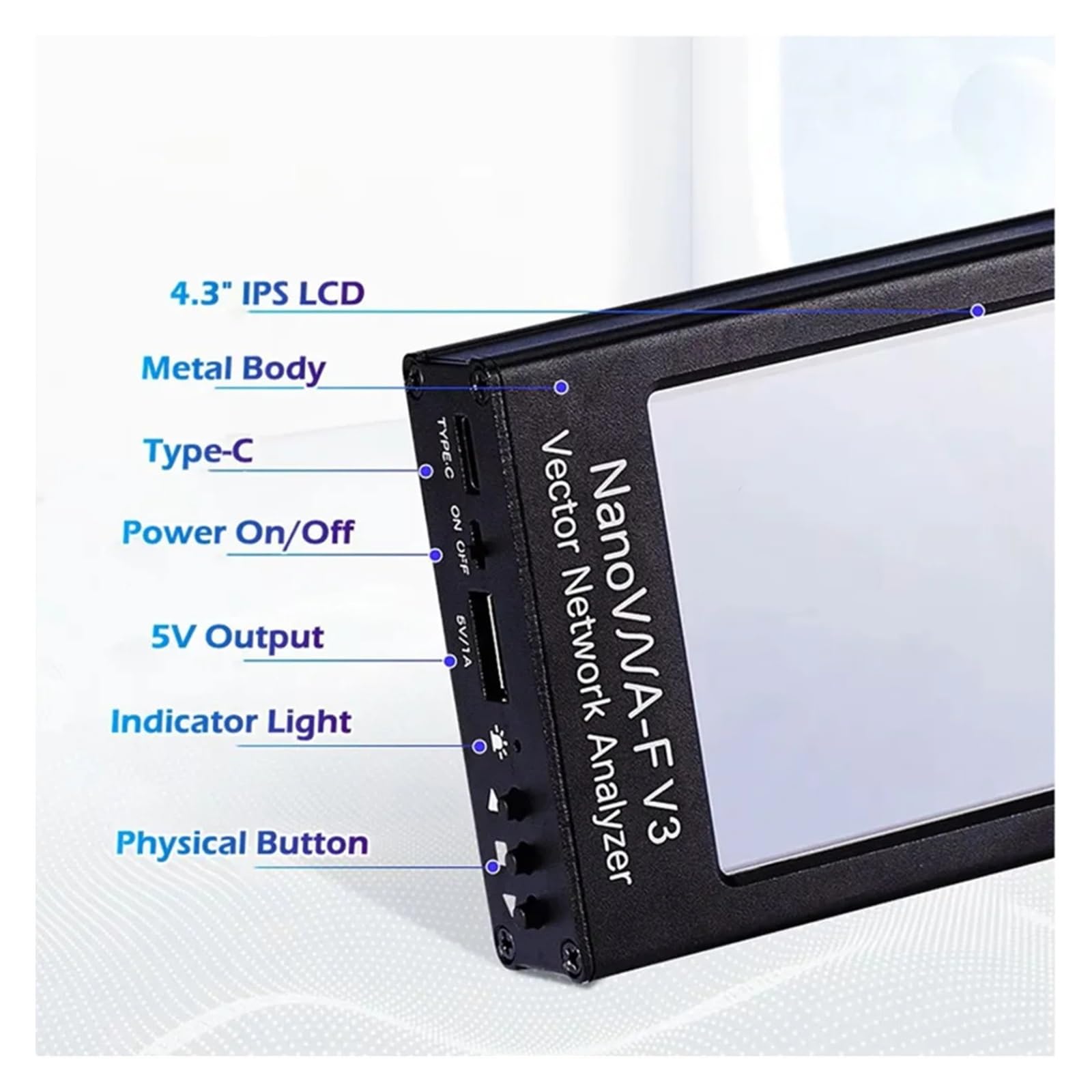 Amazon.co.jp: スペクトラムアナライザー NanoVNA-F V3/V2 ベクトル