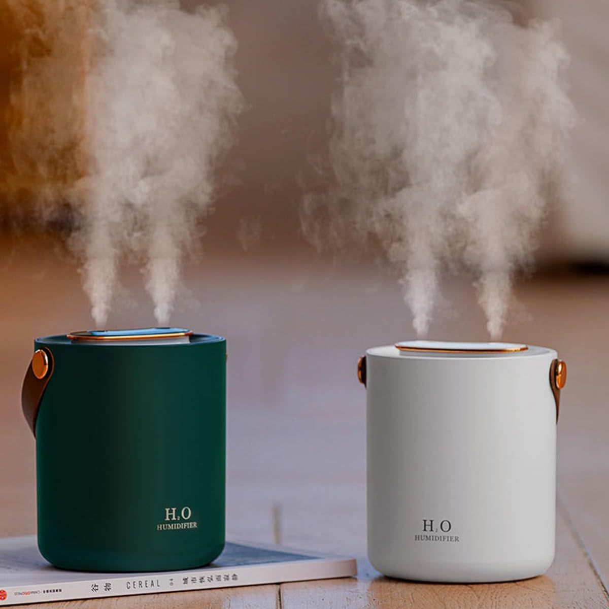 Mini humidificador USB Cool Mist – Humidificador ultrasónico de escritorio para dormitorio, coche, oficina, viajes – Humidificador de aire personal para bebés y adultos
