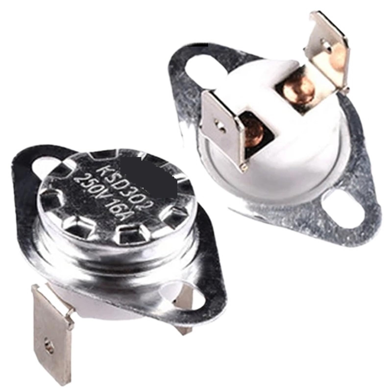 Npcyktslp Normal Open(No) 10Pcs Ksd302 16A 250V 40-300 Degree Ksd301 Normal Closed Open Temperature Switch Thermostat(,70C)