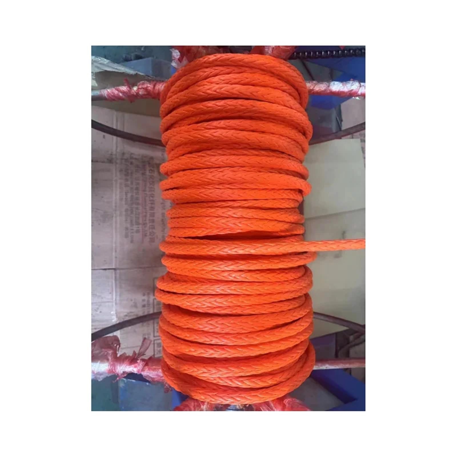 Abschleppseil Synthetisches Windenseil, 14 mm x 100 m, Steinschlagschutz, Hitzeschutz, kompatibel mit Zubehör, 4x4-Auto-LKW-Windenkabel(Black)