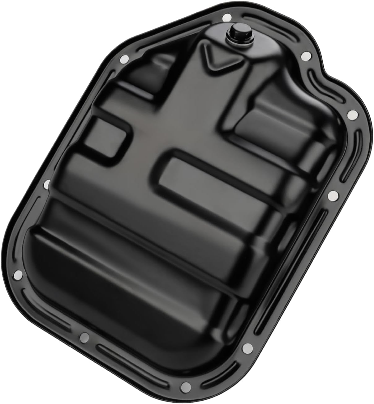 Lower Engine Oil Pan Sump with Drain Plug Compatible with Infiniti G35 2003-2007, FX35 2003-2008, M35 2006-2008, Nissan 350Z 2003-2006 Replacement for 264-531 111104P110