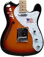 Guitarra Telecaster Hollow Body TL Vintage em ASH STLH 3TS - SX