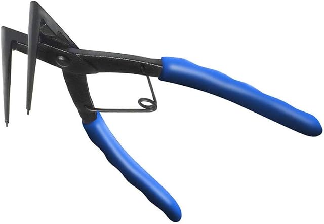 Snap Ring Pliers Internal Long Nose Circlip Pliers, 90 Degree Bent C Clip Retaining Pliers Ring Removal Tool for Motorcycles Cars