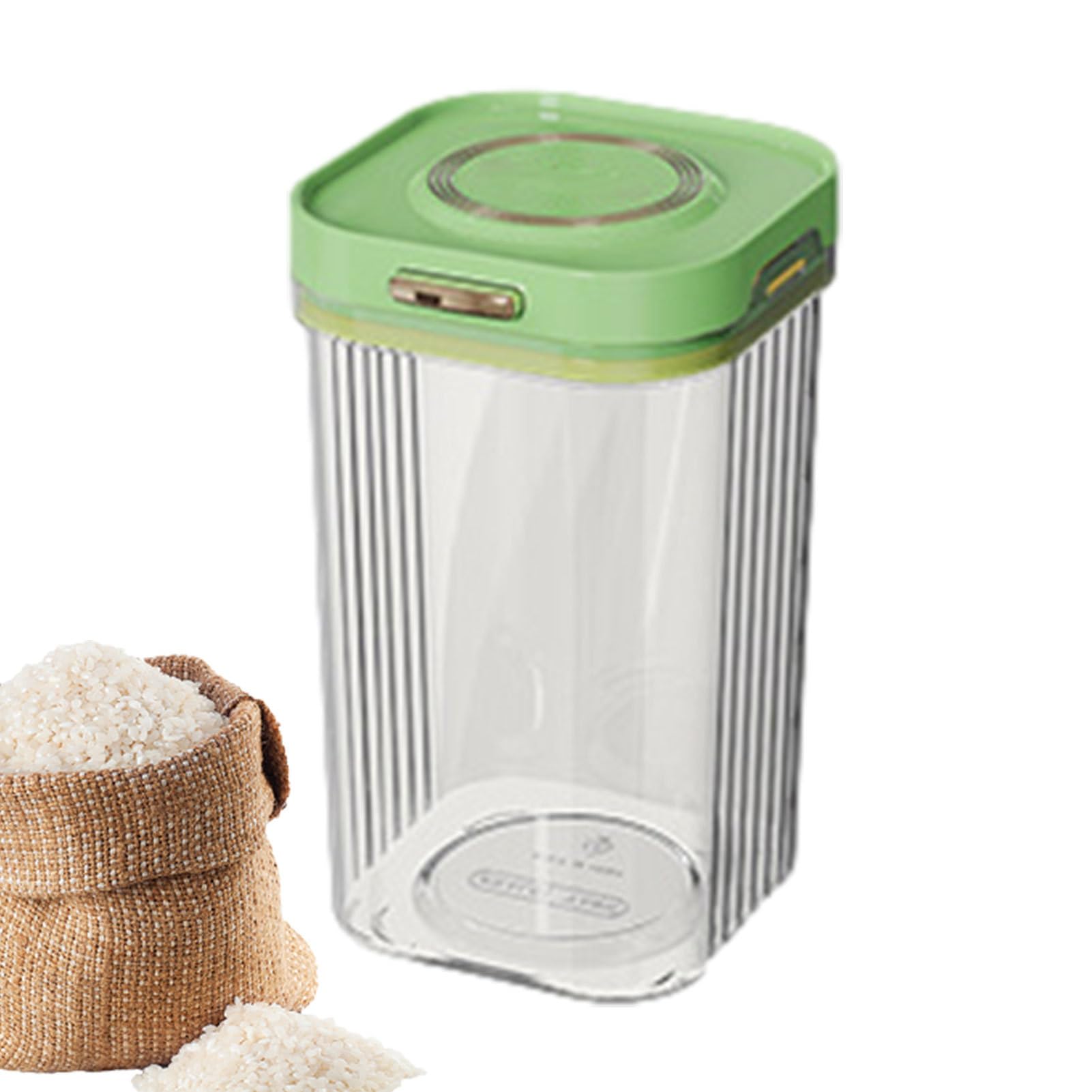 Fulenyi Distributeur de céréales – Bocal hermétique – Bocaux de Stockage Alimentaire avec Couvercle hermétique, boîtes de céréales de Cuisine pour Farine, céréales, café, pâtes, bocaux Alimentaires