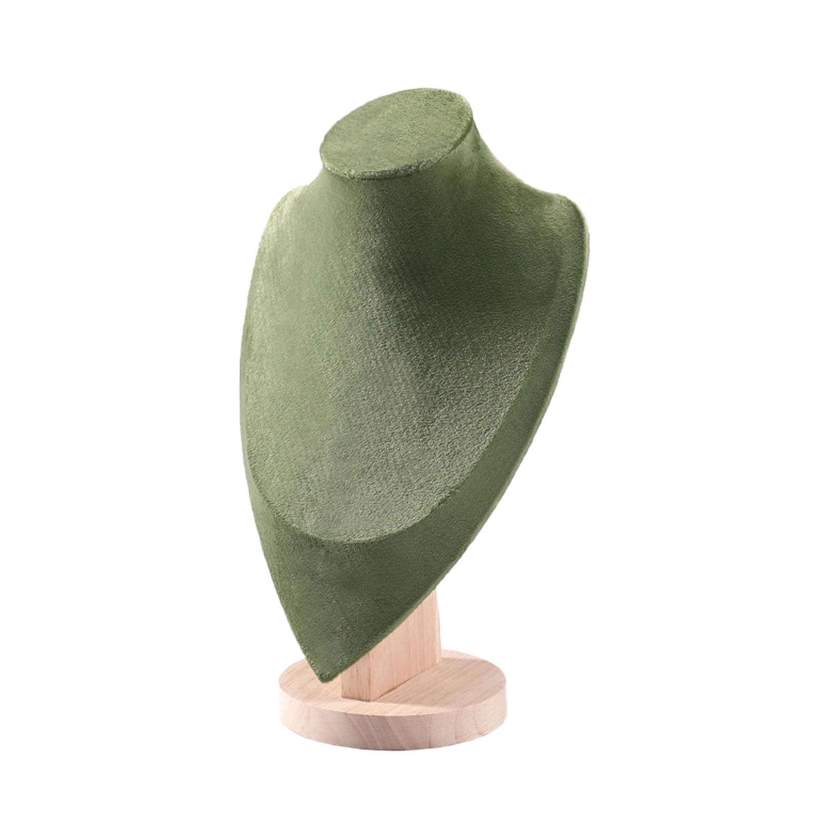 TINGSING Velvet Necklace Display Stand Jewelry Bust Display Stands