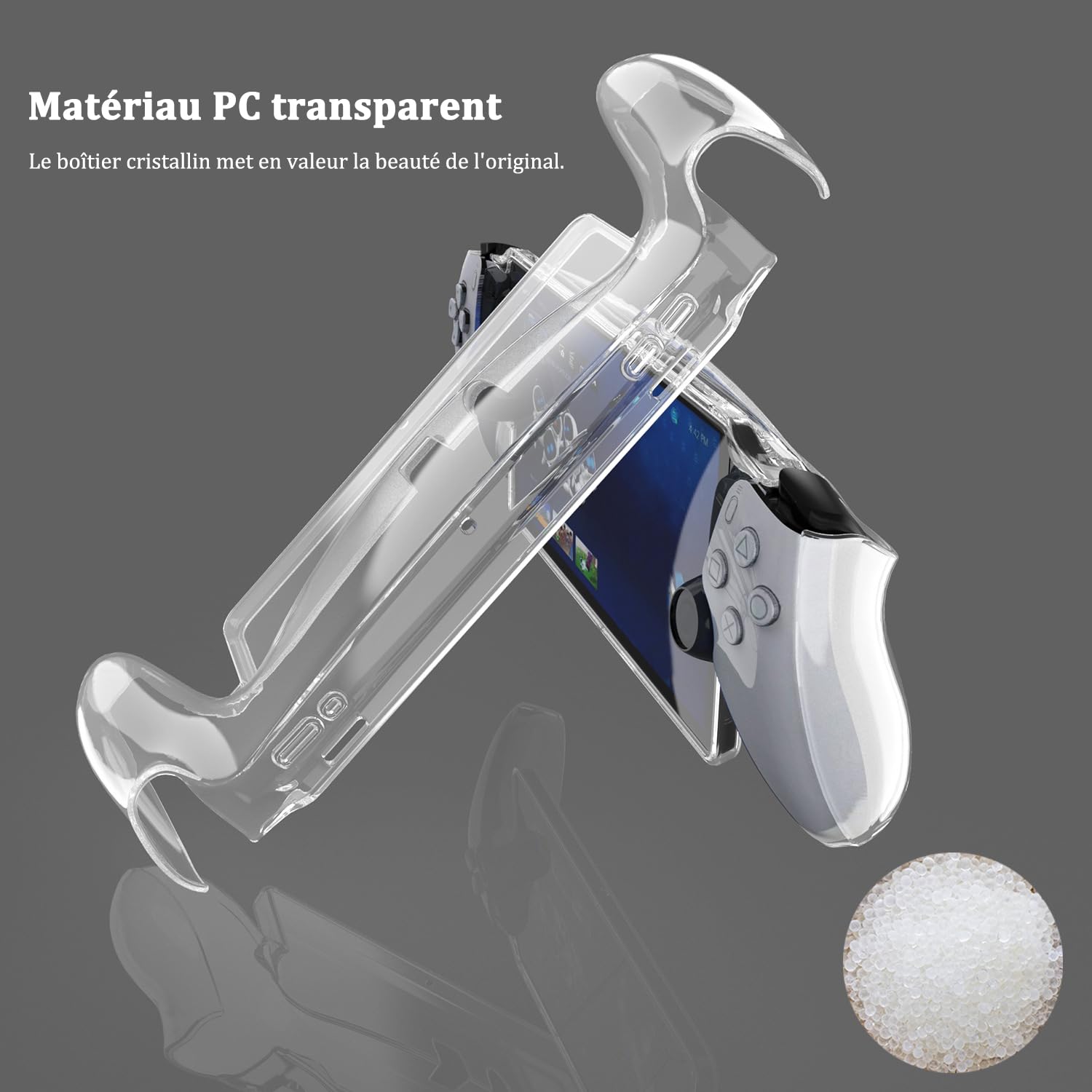 Coque de Protection pour PlayStation Portal PS5[PS Portal] Housse PlayStation Portal Accessoires Machine de Jeu, Coque de Protection en TPU Absorbant Les Chocs- Transparent,Anti-Chocs