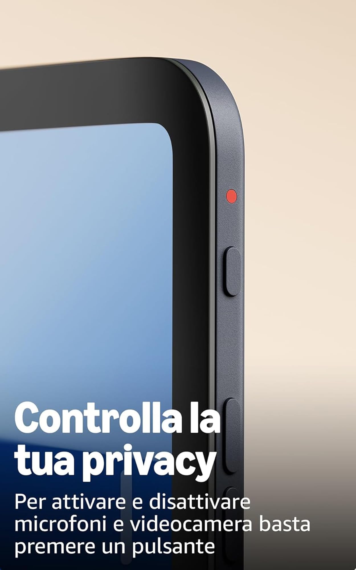 Amazon Echo Show 8 - Schermo HD da 8,7" con colori + Supporto regolabile Amazon | Progettato per Amazon Echo Show 8 e 11