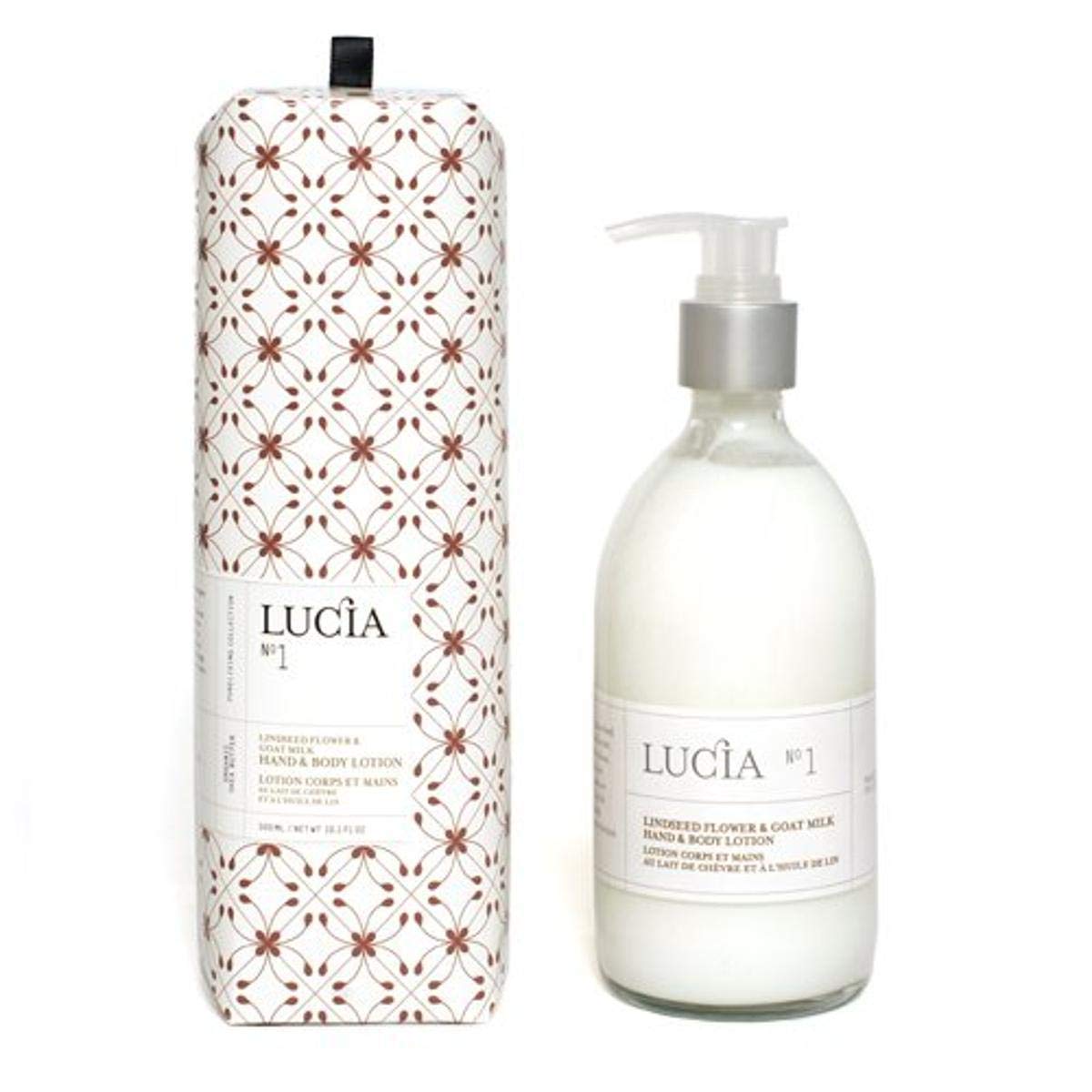 Lucia Hand and Body Lotion, Goatmilk and Lindseed, 10.1 Ounce