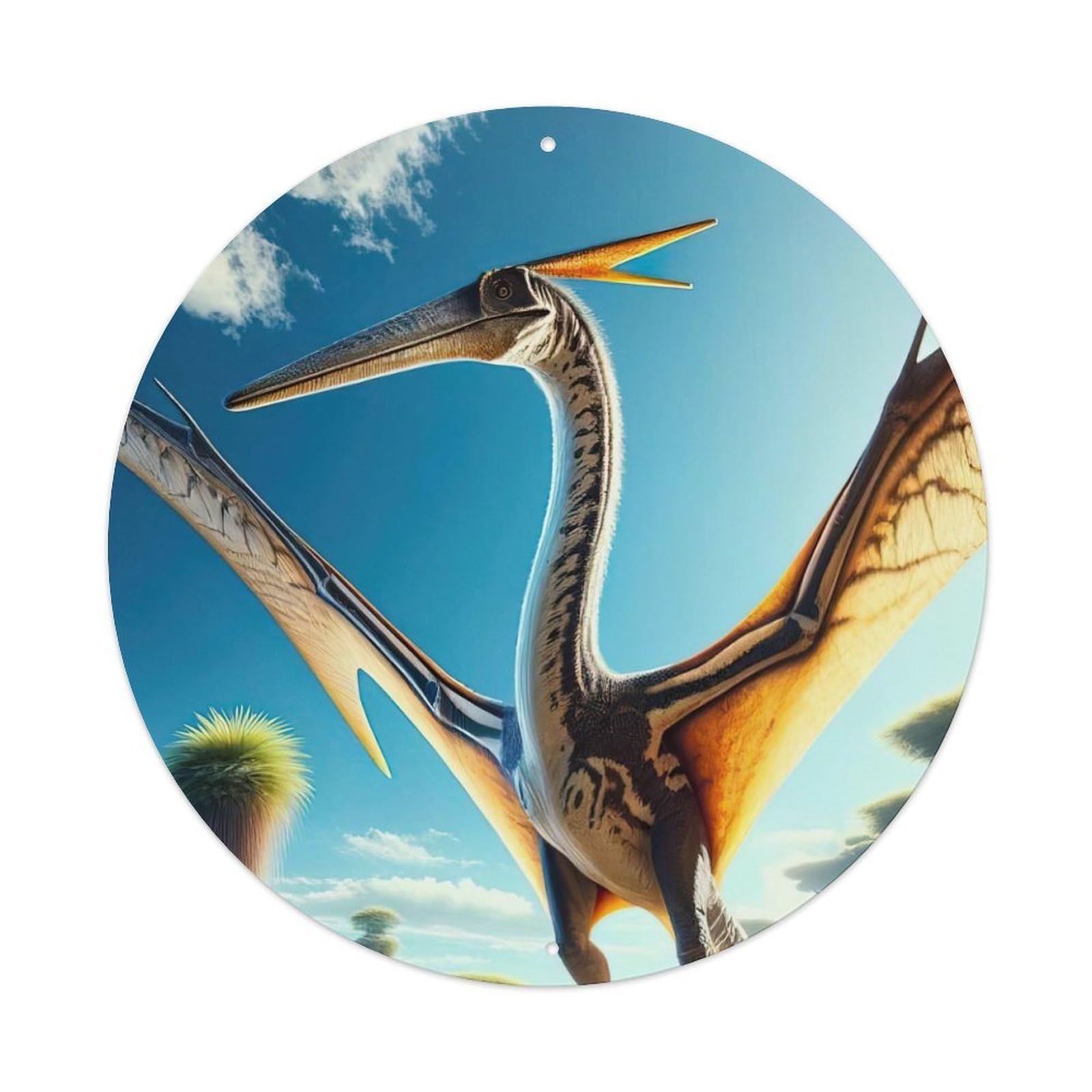 Dinosaur Winged Pterodactyl Prehistoric Dinosaurs Metal Tin Sign