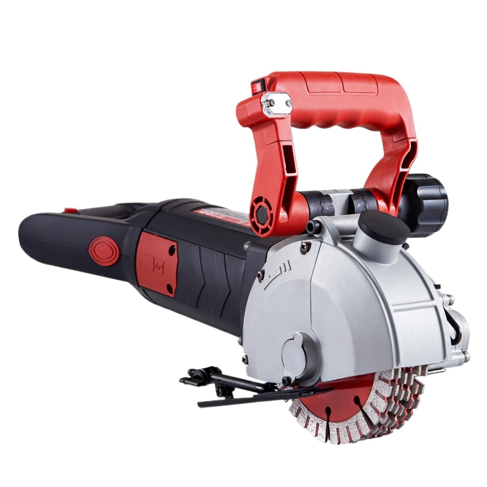 4800W Wall Chaser Concrete Cutter Electric Aiming Groove Slotting Machine 125mm Circular Saw Cutting Tool Powerful Grooving