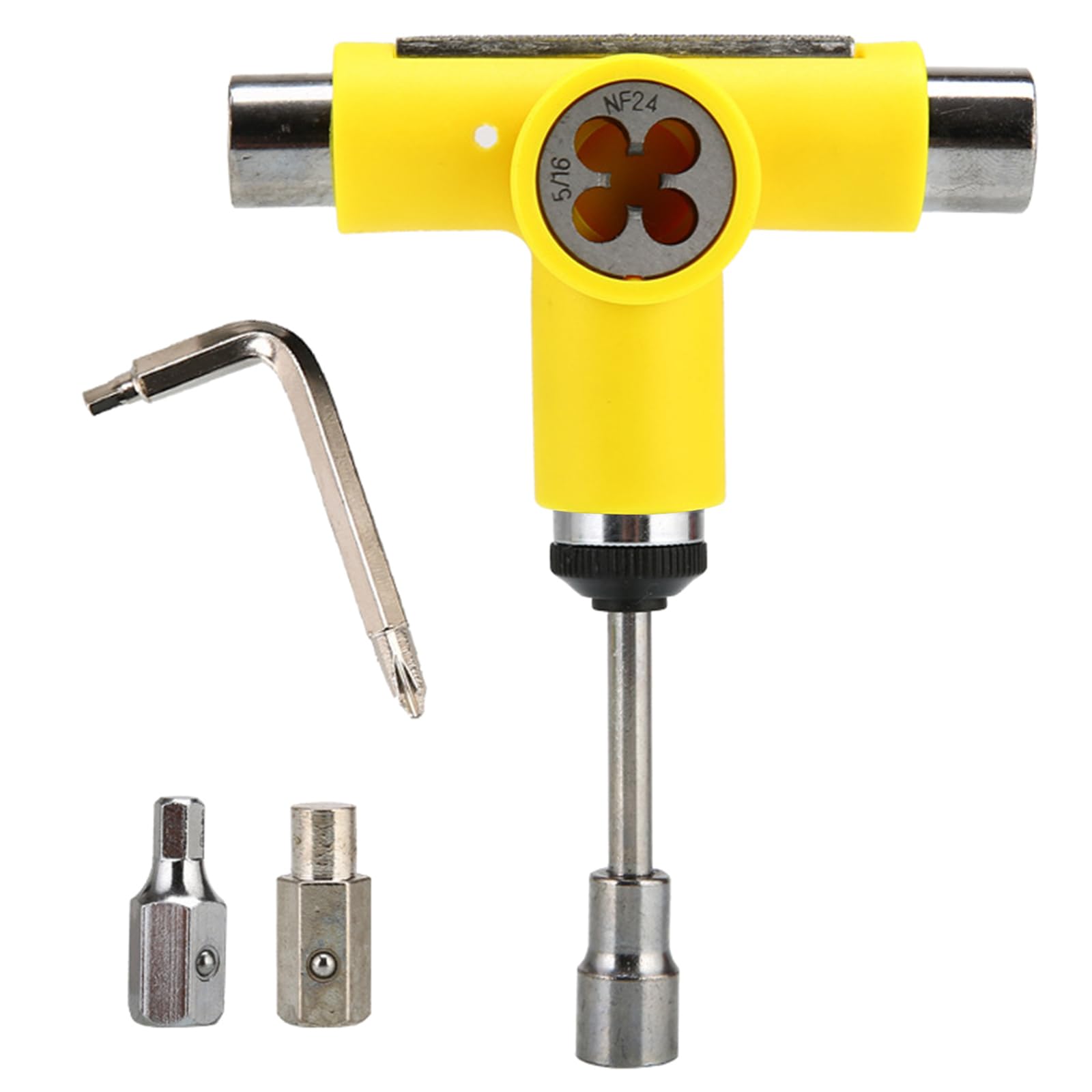 Set Attrezzi Skateboard Multifunzione - Chiave A Cricchetto Per Riparazioni - Foto 7