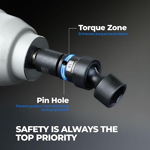 Miniatura 3 de toolant Juego de dados de impacto universal estándar de 12 '' de 0.787 in