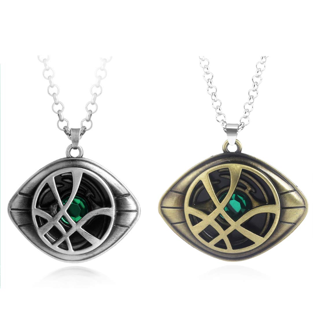 Reddream Mens and Womens Avengers Doctor Strange Pendant Time Stone Eye of Agamotto Metal Alloy Locket with Chain (B07VG65VHT) Amazon Price History, Amazon Price Tracker