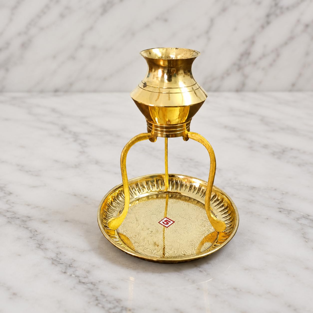 Brass Shivling Abhishek Stand - Puja Thali Set -4 Brass Shivling Abhishek Stand - Puja Thali Set -4