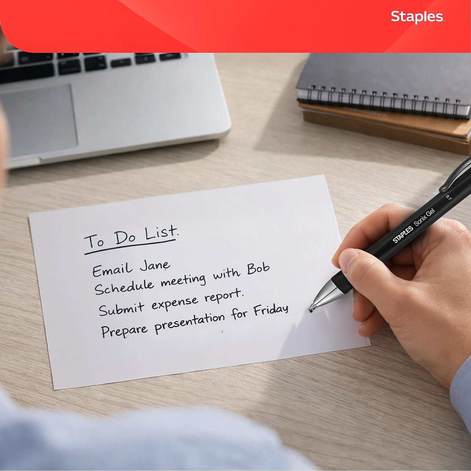 Staples Index Cards, 5" x 8", Blank, White, Acid‑Free, 500 Pack – Unruled Cards for Notes, Recipes & Presentations