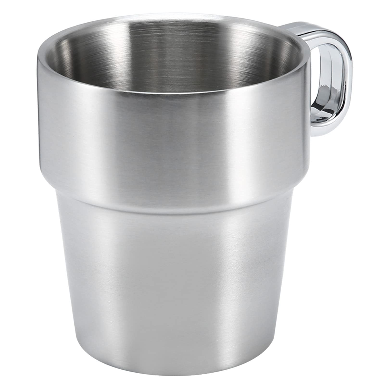 Edelstahl Kaffeebecher Set, Doppelwandig, 6 Stück