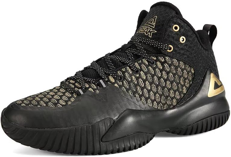High Top Mens Basketball Shoes Lou Williams Streetball Master Breathable Outdoor Sneakers Pickleball Shoes Cushioning Shoes for Fitness