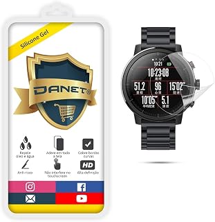 Película De Gel Silicone Flexível Para Xiaomi Amazfit Stratos 1 e 2- Proteção De 3.9mm Que Adere E Cobre Toda A Tela - Danet