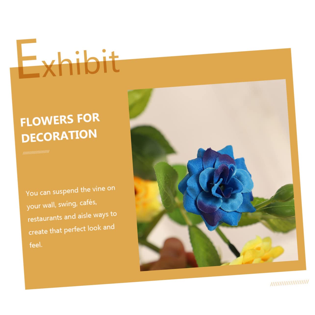 Cabilock 4stücke Hängende Blumen-Girlande Bipinnatus Kunstblumen Für Hochzeiten Und Wohnaccessoires Dekorative Blumenranke Für Und Türschmuck
