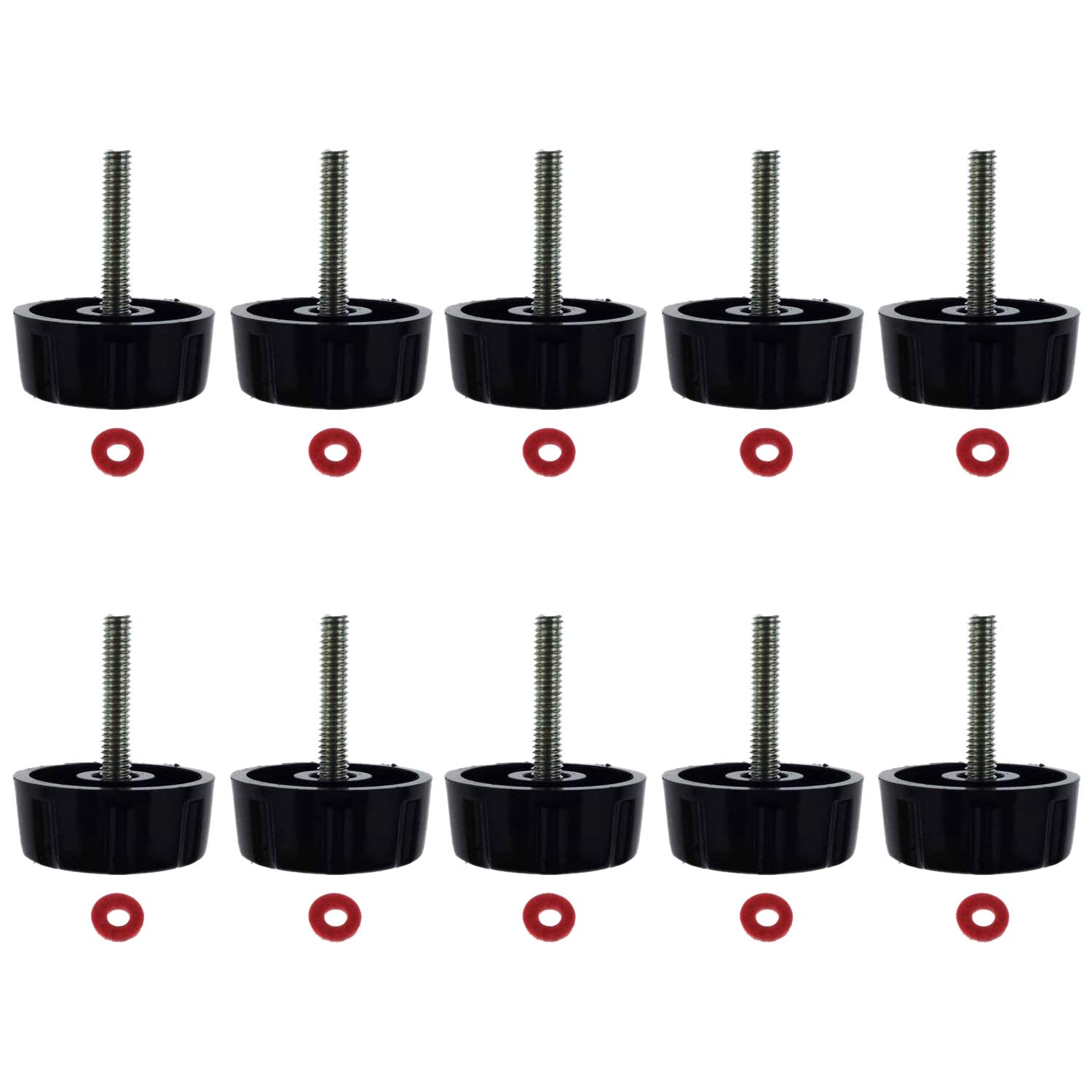 Kqcibz 10Pcs Screws Nuts Caps for Fishing Reels Knob Power Handle Grip